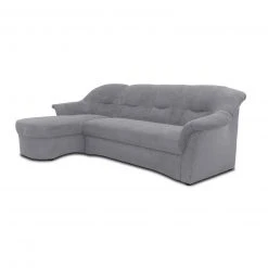 Ecksofa - grau - Basismodell - Recamiere links
