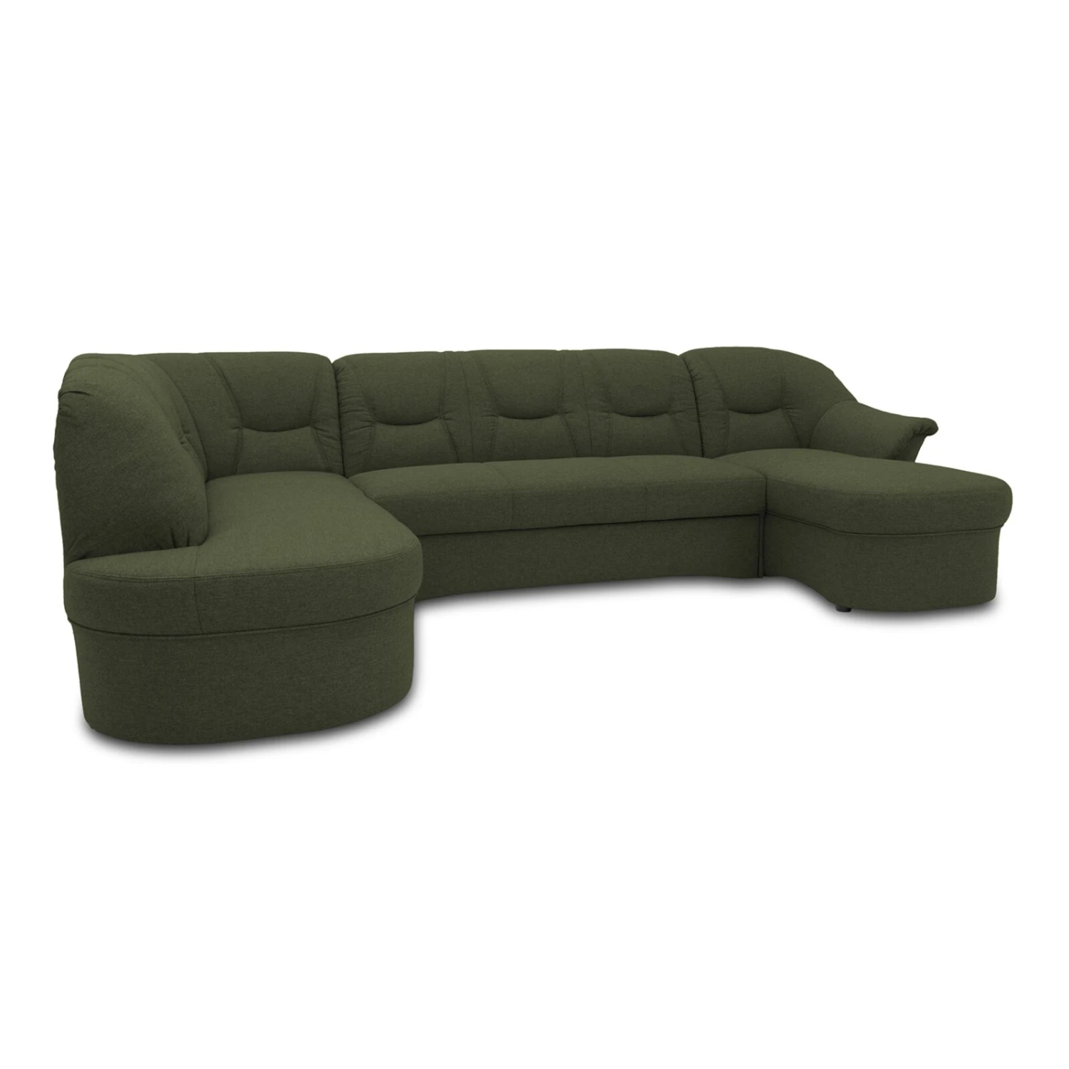 Wohnlandschaft - grün - Basismodell - Ottomane links 3 Wohnlandschaft - grün - Basismodell - Ottomane links – Bild 3