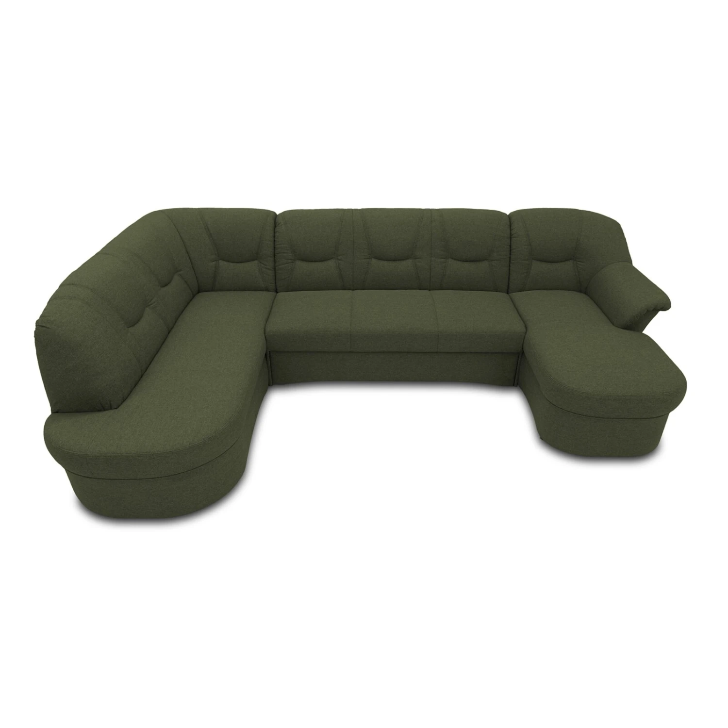 Wohnlandschaft - grün - Basismodell - Ottomane links 4 Wohnlandschaft - grün - Basismodell - Ottomane links – Bild 4