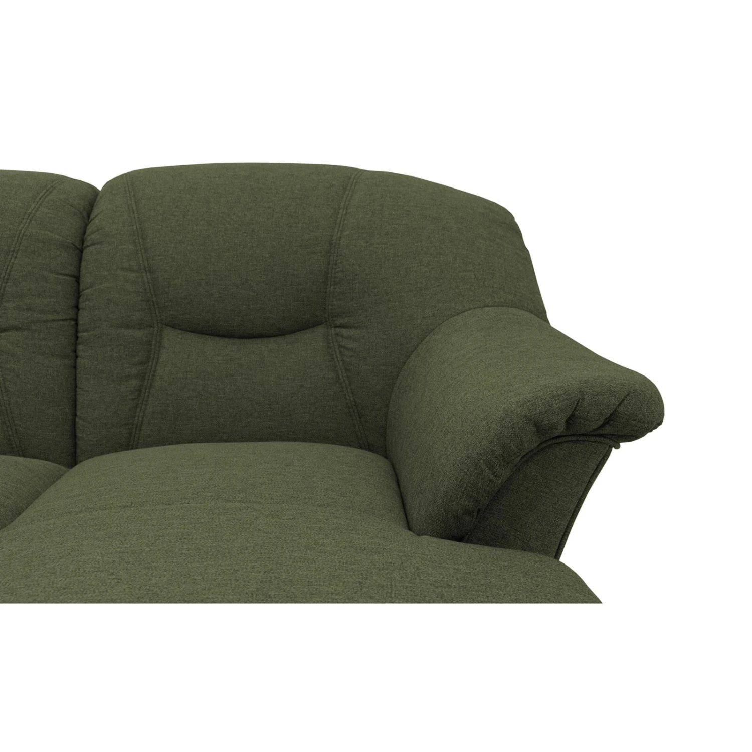 Wohnlandschaft - grün - Basismodell - Ottomane links 8 Wohnlandschaft - grün - Basismodell - Ottomane links – Bild 8