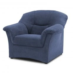 Sessel - dunkelblau - Microfaser