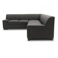 Ecksofa - schwarz - Basismodell - Ottomane links -Wohnzimmer Verkäufe 1238020301 03 1600Wx1600H