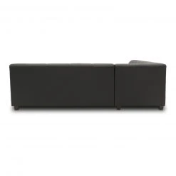 Ecksofa - schwarz - Basismodell - Ottomane links -Wohnzimmer Verkäufe 1238020301 04 1600Wx1600H