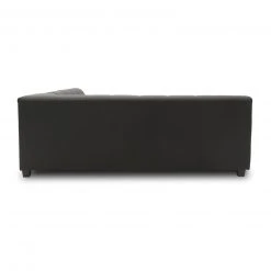 Ecksofa - schwarz - Basismodell - Ottomane links -Wohnzimmer Verkäufe 1238020301 05 1600Wx1600H