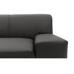 Ecksofa - schwarz - Basismodell - Ottomane links -Wohnzimmer Verkäufe 1238020301 06 1600Wx1600H