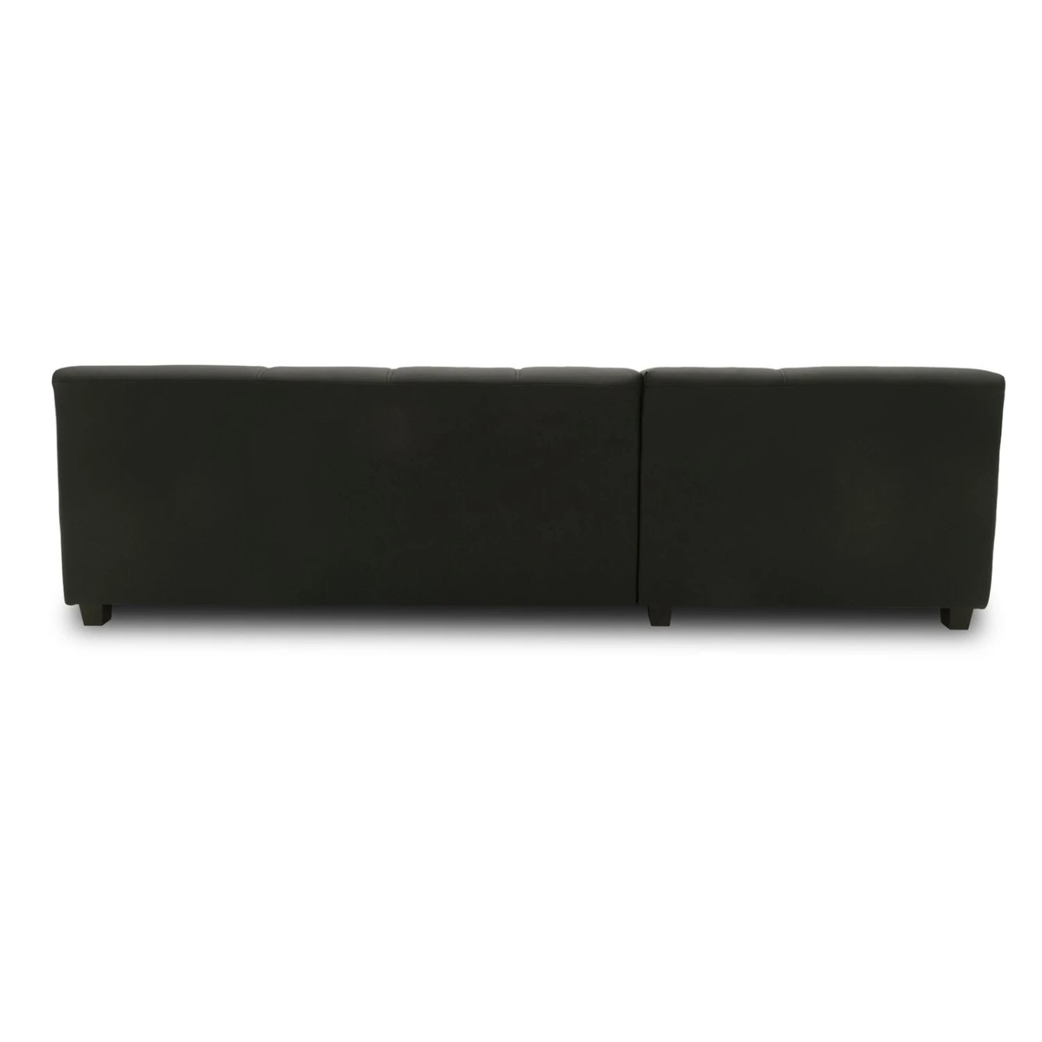 Ecksofa - schwarz - Basismodell - Recamiere links 6 Ecksofa - schwarz - Basismodell - Recamiere links – Bild 6