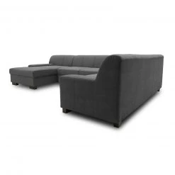 Wohnlandschaft - anthrazit - Basismodell - Recamiere links -Wohnzimmer Verkäufe 1238021201 04 1600Wx1600H