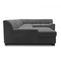 Wohnlandschaft - anthrazit - Basismodell - Recamiere links -Wohnzimmer Verkäufe 1238021201 05 1600Wx1600H