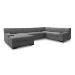 Wohnlandschaft - anthrazit - Basismodell - Recamiere links