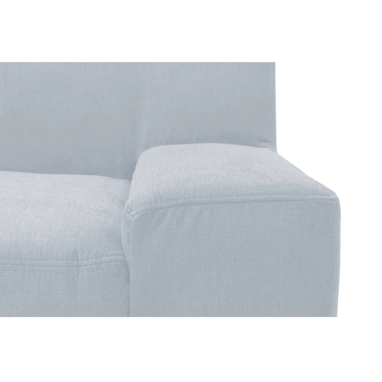 Wohnlandschaft - pastellblau - Basismodell - Recamiere links 7 Wohnlandschaft - pastellblau - Basismodell - Recamiere links – Bild 7