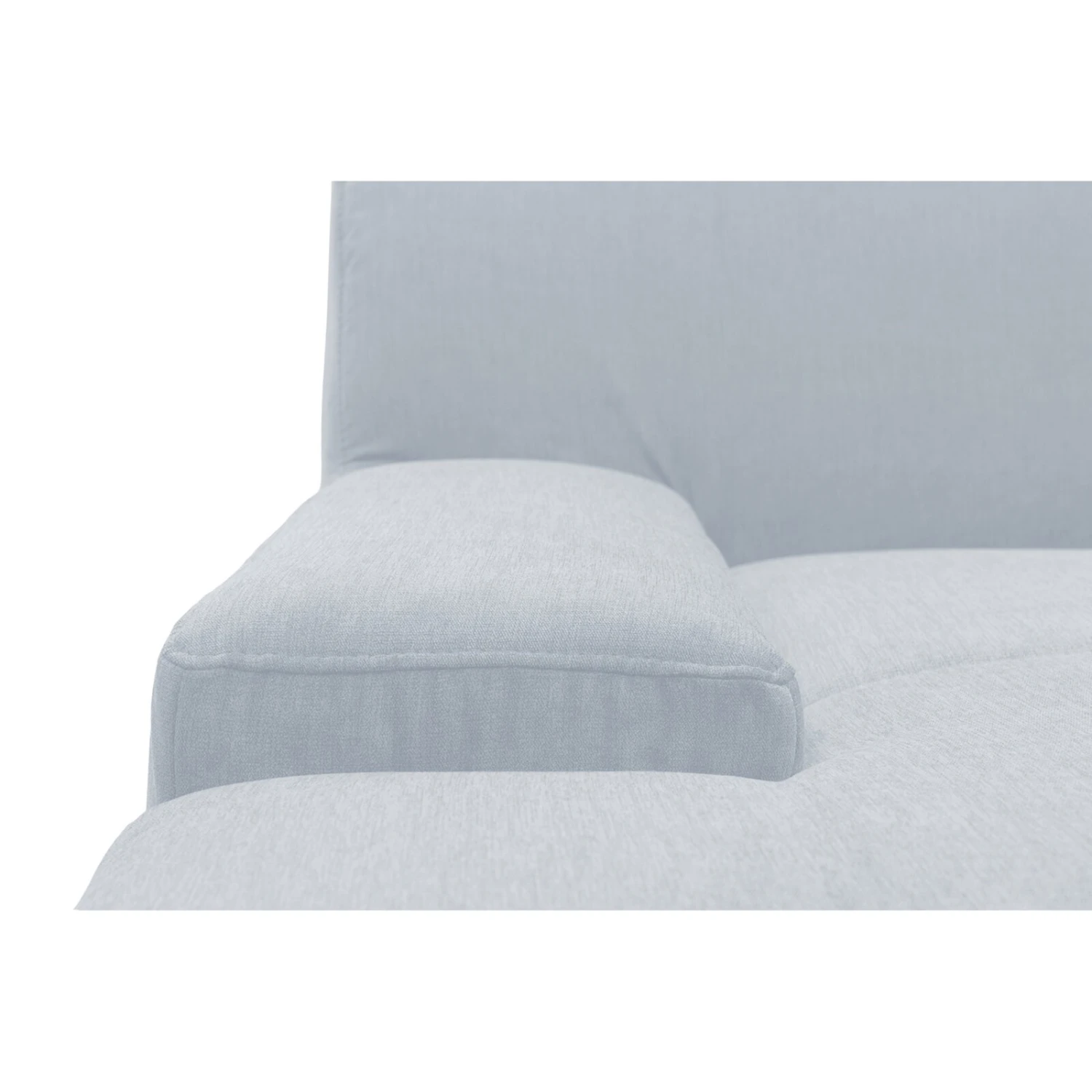 Wohnlandschaft - pastellblau - Basismodell - Recamiere links 8 Wohnlandschaft - pastellblau - Basismodell - Recamiere links – Bild 8