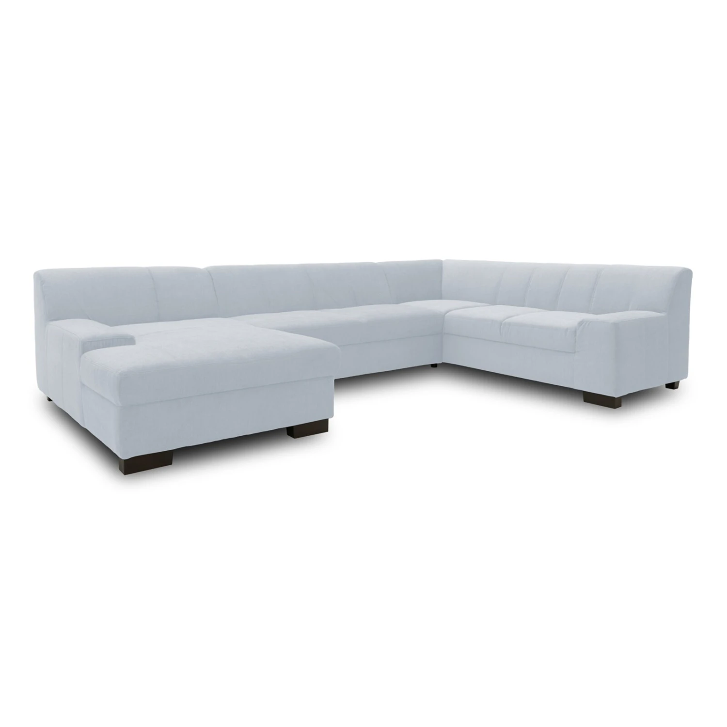 Wohnlandschaft - pastellblau - Basismodell - Recamiere links 1 Wohnlandschaft - pastellblau - Basismodell - Recamiere links