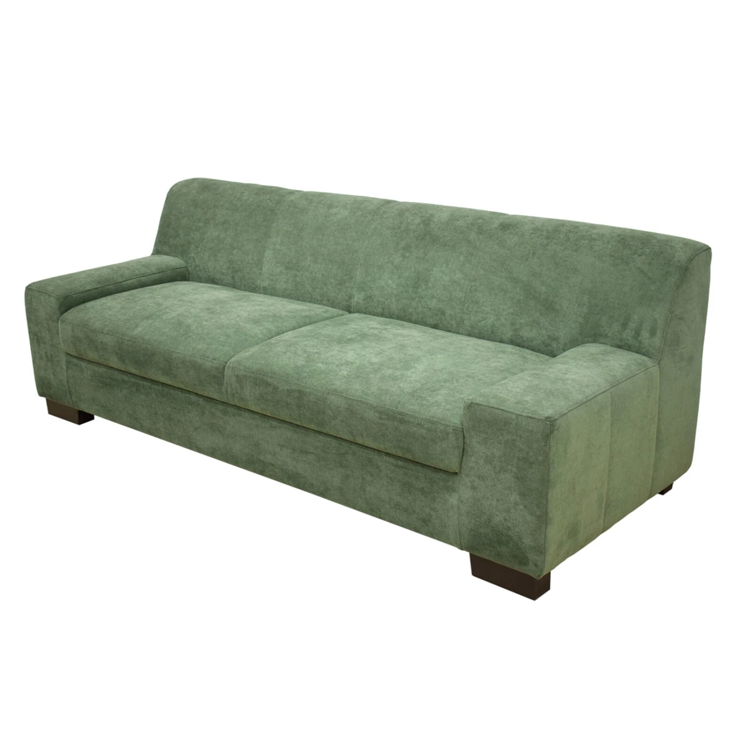 3-Sitzer Sofa - grün - Microfaser 1 3-Sitzer Sofa - grün - Microfaser