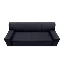2-Sitzer Sofa - schwarz - Kunstleder 6 2-Sitzer Sofa - schwarz - Kunstleder -Wohnzimmer Verkäufe 1238021604 03 1600Wx1600H