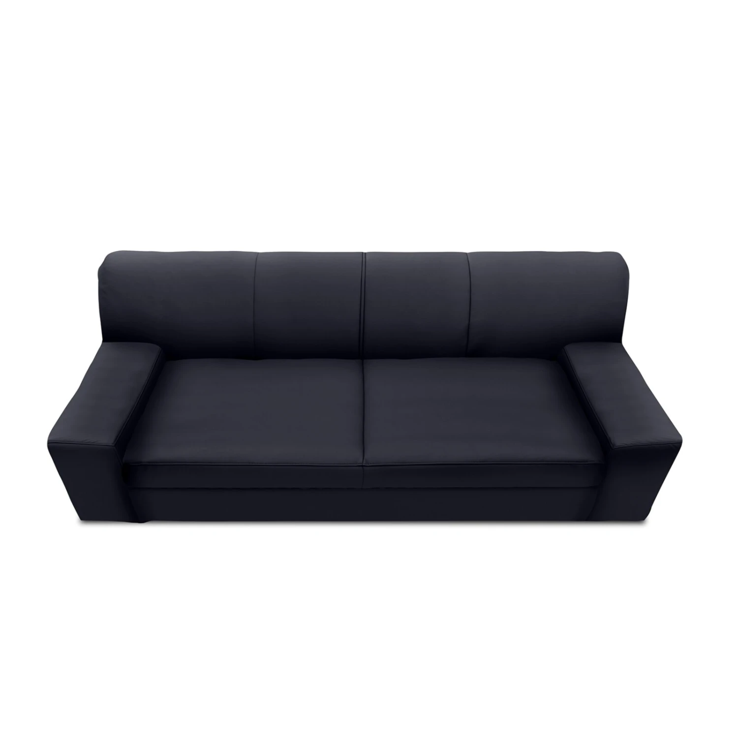 2-Sitzer Sofa - schwarz - Kunstleder 3 2-Sitzer Sofa - schwarz - Kunstleder – Bild 3
