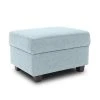 Hocker - lichtblau - Feingewebe - 68 cm