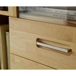 Vitrine - Kernbuche massiv geölt - 98 cm -Wohnzimmer Verkäufe 1248001700 06 1600Wx1600H