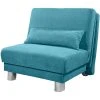 Schlafsofa - türkis - mit Liegefunktion - 80 cm