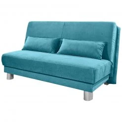 Schlafsofa - türkis - mit Liegefunktion - 120 cm