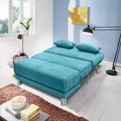 Schlafsofa - türkis -mit Liegefunktion - 140 cm -Wohnzimmer Verkäufe 1253000403 02 1600Wx1600H