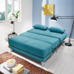 Schlafsofa - türkis - mit Liegefunktion - 160 cm -Wohnzimmer Verkäufe 1253000503 02 1600Wx1600H