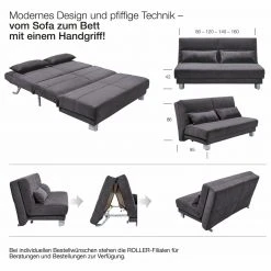 Schlafsofa - türkis - mit Liegefunktion - 160 cm -Wohnzimmer Verkäufe 1253000503 04 1600Wx1600H