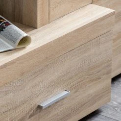 Wohnwand - Sonoma Eiche - 308 cm breit 12 Wohnwand - Sonoma Eiche - 308 cm breit -Wohnzimmer Verkäufe 1256000300 04 1600Wx1600H