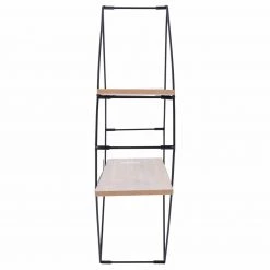 Wandregal - schwarz-natur - 60 cm -Wohnzimmer Verkäufe 1257000100 04 1600Wx1600H