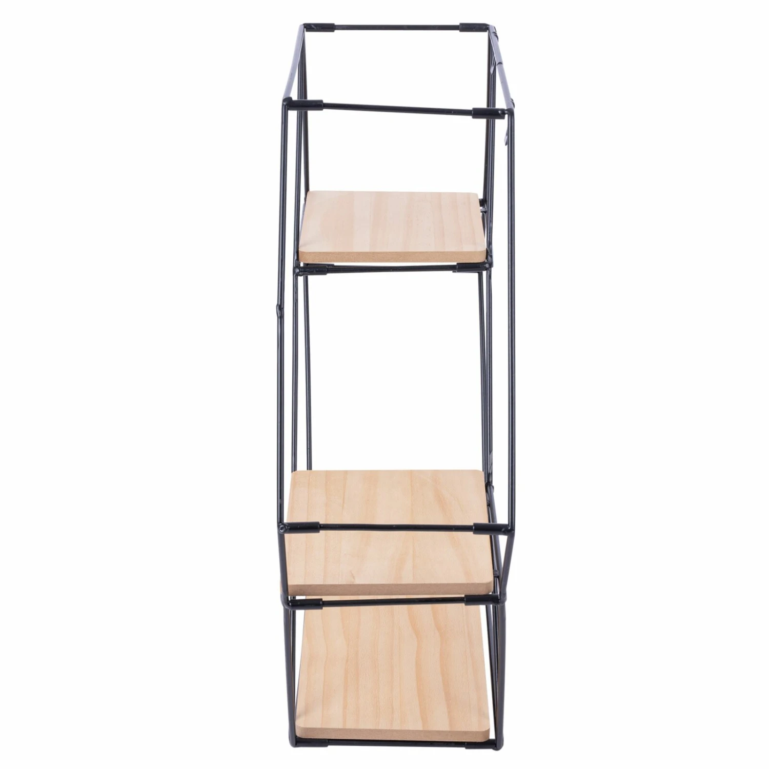 Wandregal - schwarz-natur - 58 cm 5 Wandregal - schwarz-natur - 58 cm – Bild 5