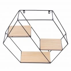 Wandregal - schwarz-natur - 58 cm 19 Wandregal - schwarz-natur - 58 cm -Wohnzimmer Verkäufe 1257000200 06 1600Wx1600H