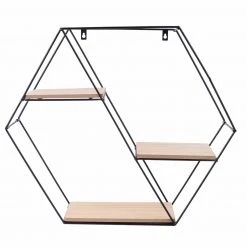 Wandregal - schwarz-natur - 58 cm 20 Wandregal - schwarz-natur - 58 cm -Wohnzimmer Verkäufe 1257000200 07 1600Wx1600H