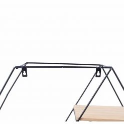 Wandregal - schwarz-natur - 58 cm 22 Wandregal - schwarz-natur - 58 cm -Wohnzimmer Verkäufe 1257000200 10 1600Wx1600H