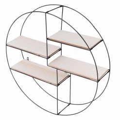 Wandregal - schwarz-natur - 70 cm -Wohnzimmer Verkäufe 1257000500 03 1600Wx1600H