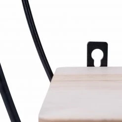 Wandregal - schwarz-natur - 70 cm -Wohnzimmer Verkäufe 1257000500 06 1600Wx1600H