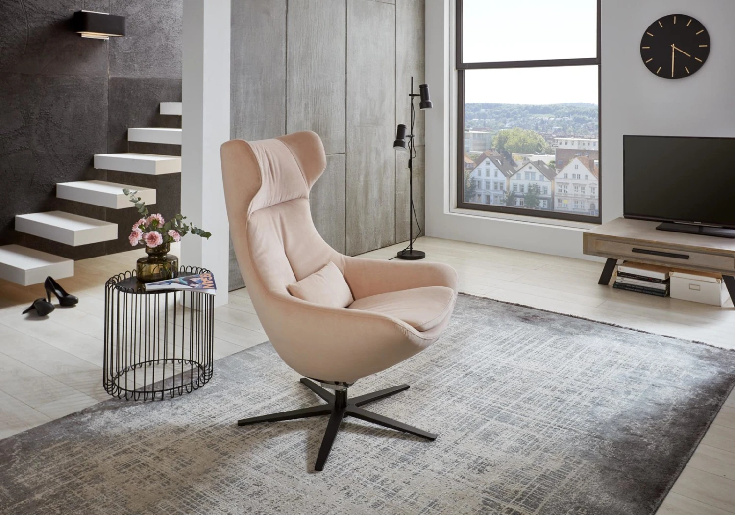 polsterpower Sessel - rose - Microfaser 3 polsterpower Sessel - rose - Microfaser – Bild 3