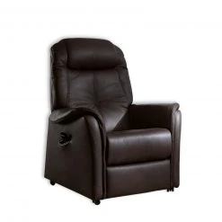 TV-Ledersessel - dunkelbraun - Funktionen mit Motor -Wohnzimmer Verkäufe 1260001300 09 1600Wx1600H