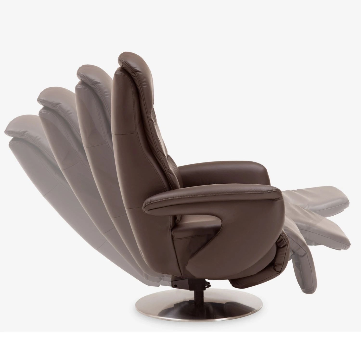 Ledersessel - schoko - Basismodell 2 Ledersessel - schoko - Basismodell – Bild 2