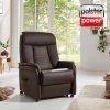 polsterpower Relaxsessel - torro schoko - mit motorischer Aufstehhilfe