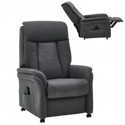 Relaxsessel - anthrazit - mit E-Motor - small