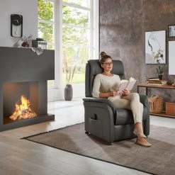 Ledersessel - anthrazit - mit E-Motoren - medium 18 Ledersessel - anthrazit - mit E-Motoren - medium -Wohnzimmer Verkäufe 1260002900 10 1600Wx1600H