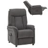 Relaxsessel - anthrazit - mit E-Motor - large