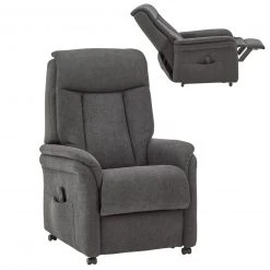 Relaxsessel - anthrazit - mit E-Motor - large