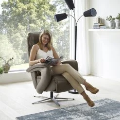 Ledersessel - greystone - mit Liegefunktion - large -Wohnzimmer Verkäufe 1260003200 04 1600Wx1600H