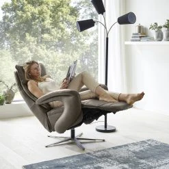 Ledersessel - greystone - mit Liegefunktion - large -Wohnzimmer Verkäufe 1260003200 06 1600Wx1600H