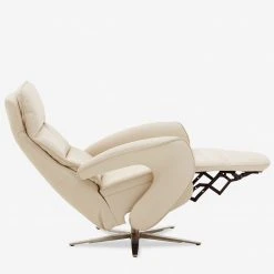 Ledersessel - ecru - mit Liegefunktion - medium -Wohnzimmer Verkäufe 1260003300 03 1600Wx1600H