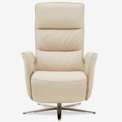 Ledersessel - ecru - mit Liegefunktion - medium -Wohnzimmer Verkäufe 1260003300 06 1600Wx1600H