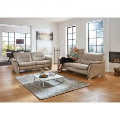 3-Sitzer-Ledersofa - pearl - Basismodell -Wohnzimmer Verkäufe 1260004077 04 1600Wx1600H