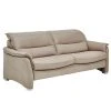 3-Sitzer-Ledersofa - pearl - Basismodell