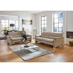 2,5-Sitzer-Ledersofa - pearl - Basismodell -Wohnzimmer Verkäufe 1260004177 06 1600Wx1600H