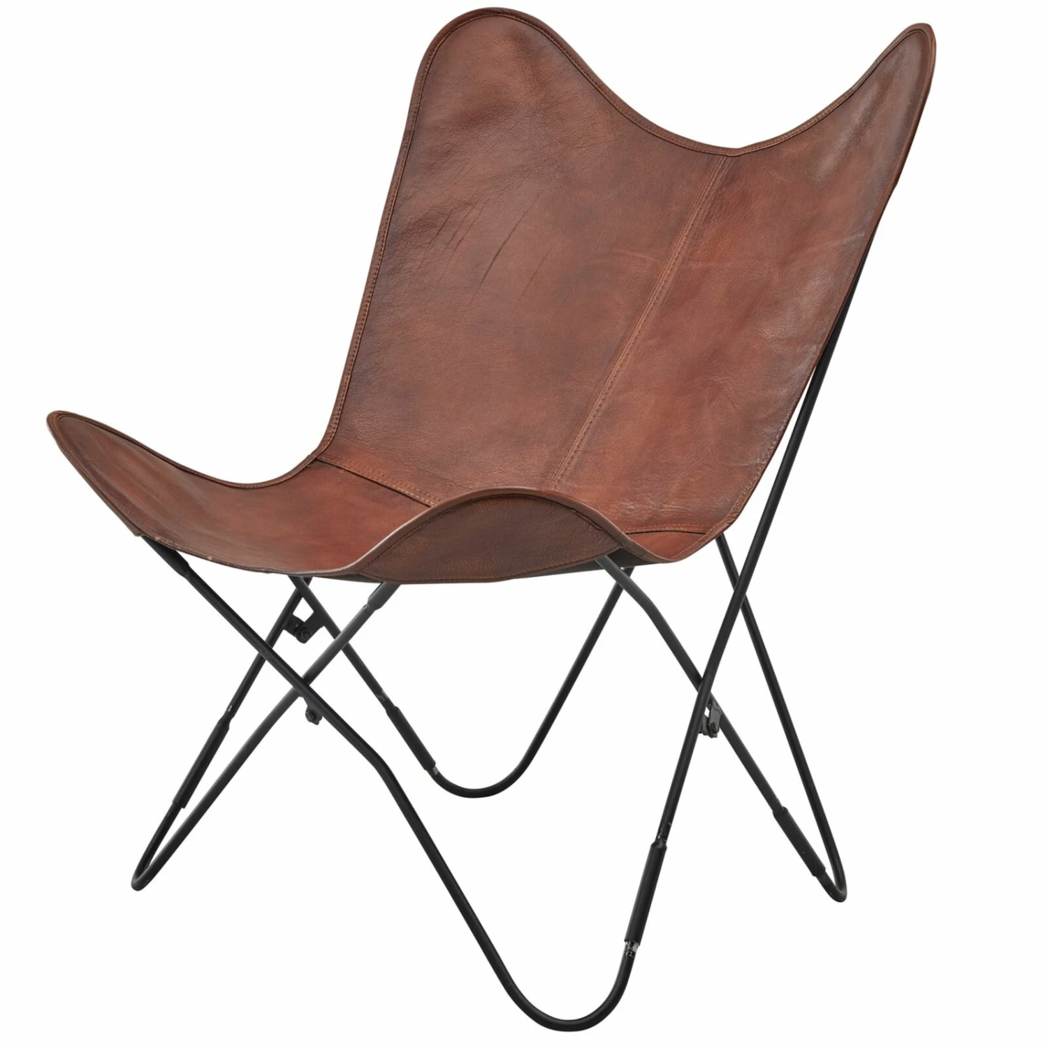 Sessel - braun - Leder 1 Sessel - braun - Leder